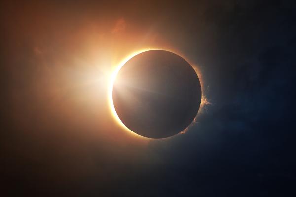 Picture of a solar eclipse.