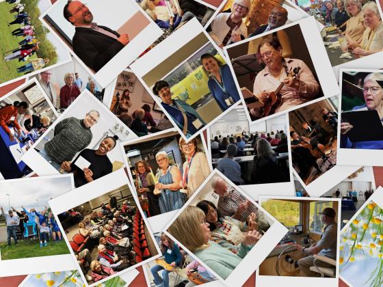 Various OLLI at UK members from both Lexington and Morehead campuses at activities throughout the 2024-2025, including lectures, Forums at the Lexington Senior Center, cooking classes, playhouse trips, and more.
